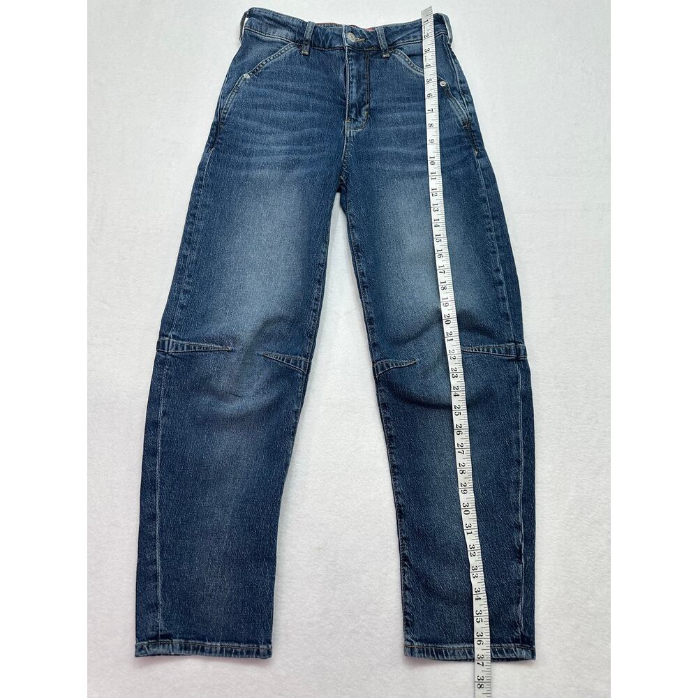 Pilcro Anthropologie High Rise Tapered Boyfriend Jeans Size 25 Medium Wash Denim - Picture 9 of 11